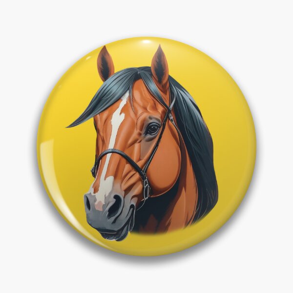 Item preview, Head of a bay horse designed and sold by HarridanCreates.