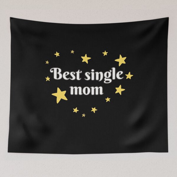 Item preview, Best Single Mom, Lovely Gift For Valentine's designed and sold by MomLifeDesign.