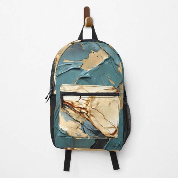 Item preview, Gold and Chaos: An Abstract Exploration of Color and Texture designed and sold by ArteeInnovation.