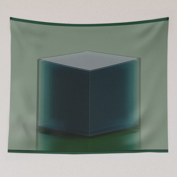 Item preview, Voxel Water Cube Green designed and sold by PotatoVonEpicus.
