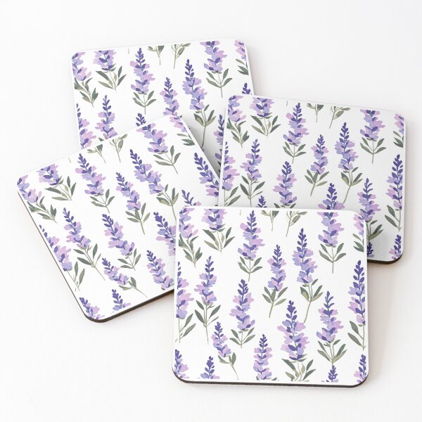Item preview, Patrón de flores de lavanda designed and sold by FlowersColorful.
