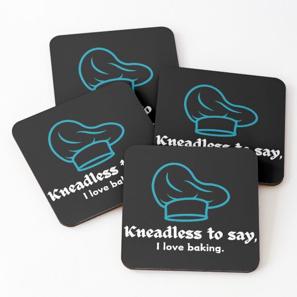 Item preview, Kneadless to say, I love baking - Funny Baking Pun Quote Saying for Bakers With a Chef Hat designed and sold by mimiscreativity.
