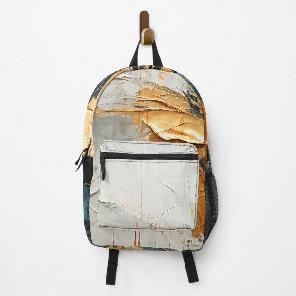 Item preview, Gold and Chaos: An Abstract Exploration of Color and Texture designed and sold by ArteeInnovation.