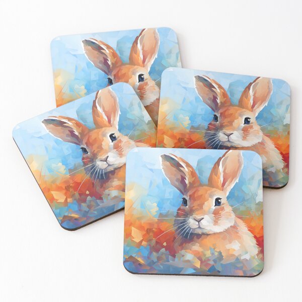 Item preview, Charming Mosaic Bunny designed and sold by unimuse.