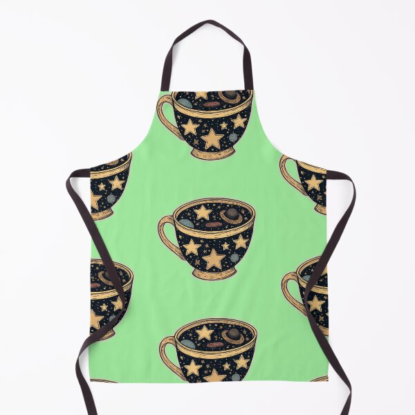 Item preview, Cup of Stars: Cosmic Elegance Sticker in Lovely Outsider Art Style designed and sold by zax454.
