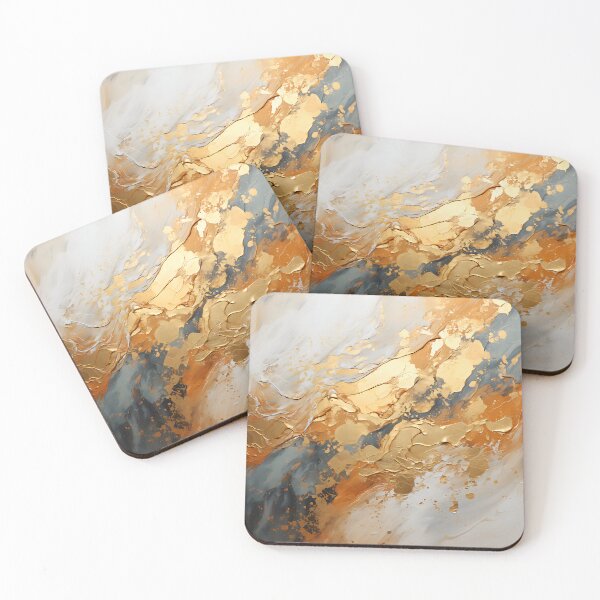 Item preview, Contemporary artworks featuring abstract paintings, golden textural elements, murals, and wood wall art designed and sold by ArteeInnovation.