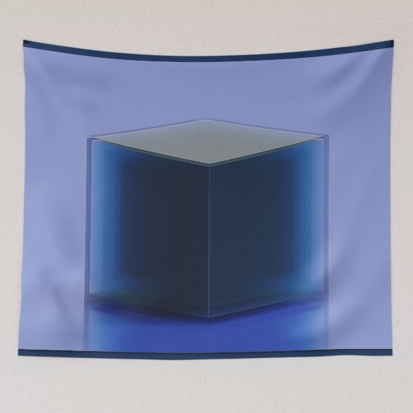 Item preview, Voxel Water Cube Blue designed and sold by PotatoVonEpicus.