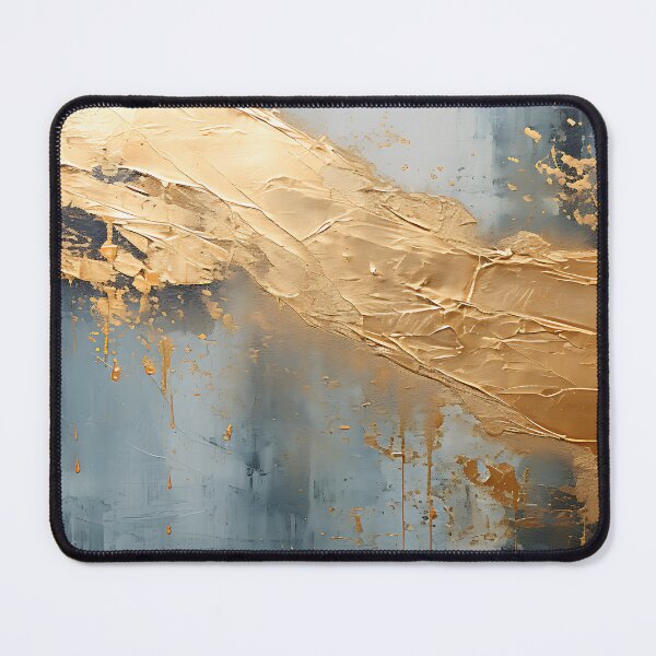 Item preview, Abstract paintings gold texture murals wood wall art designed and sold by ArteeInnovation.