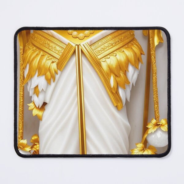 Item preview, Gold, white Maori cloak, poi: Tradition meets modern elegance. designed and sold by WHITI_MANAWA.
