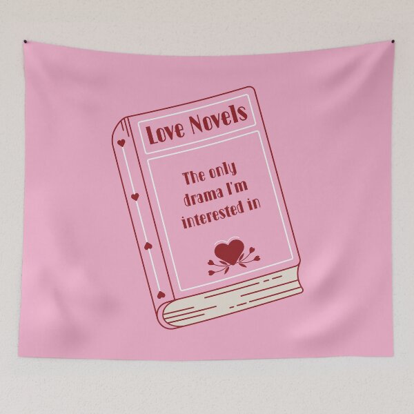 Item preview, Love drama | Pretty book | Book with hearts designed and sold by ArtistryWhims.