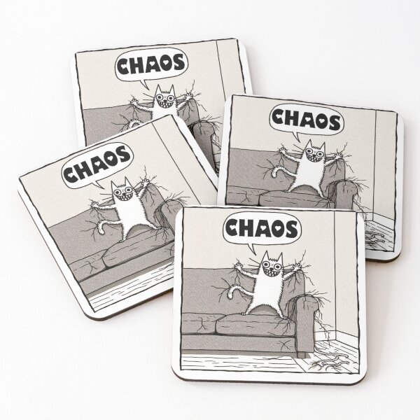 Item preview, Chaos Cat designed and sold by SneakkiArt.
