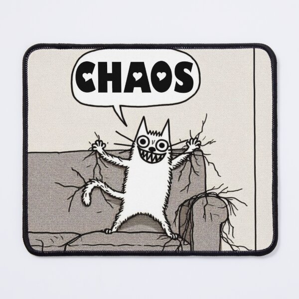 Item preview, Chaos Cat designed and sold by SneakkiArt.