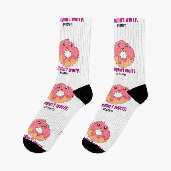 Item preview, Doughn't Worry, Be Happy: Doughnut Food Pun With Pink Donut and Sprinkles for a Doughnut Lover designed and sold by mimiscreativity.