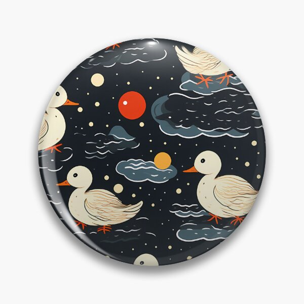 Item preview, Vintage Japanese Celestial Ducks designed and sold by Toktile-Studio.