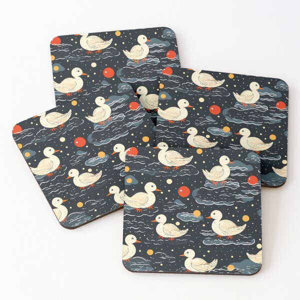 Item preview, Vintage Japanese Celestial Ducks designed and sold by Toktile-Studio.