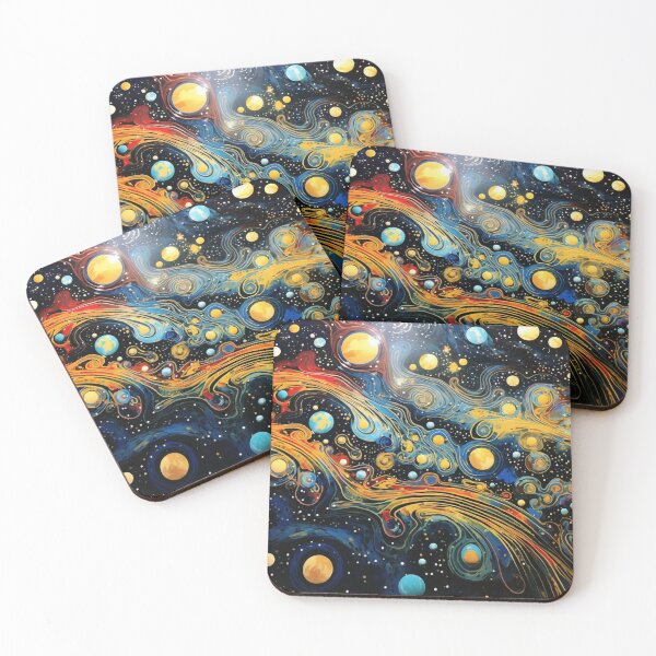 Item preview, Design Universe Chaos Cosmic Aesthetic Modern Colors designed and sold by VivaVibeStyle.