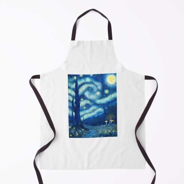 Item preview, Blue Starry Night - Magic Mushroom Forest #28 designed and sold by Scarlet Swan.