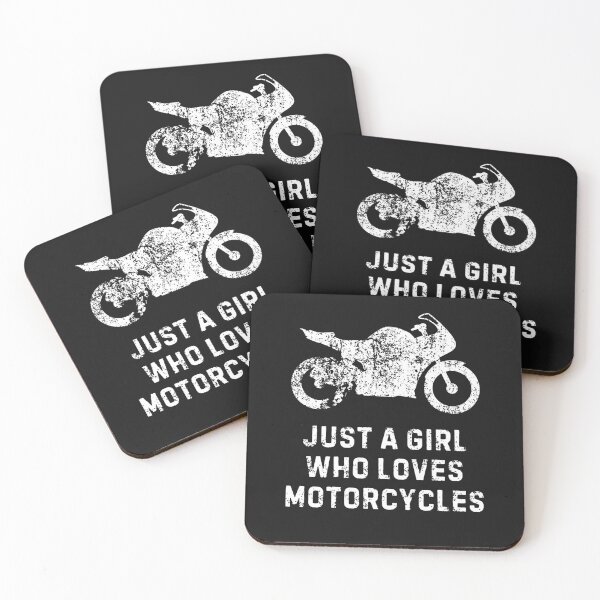Item preview, Just a Girl Who Loves Motorcycles designed and sold by Cr320.