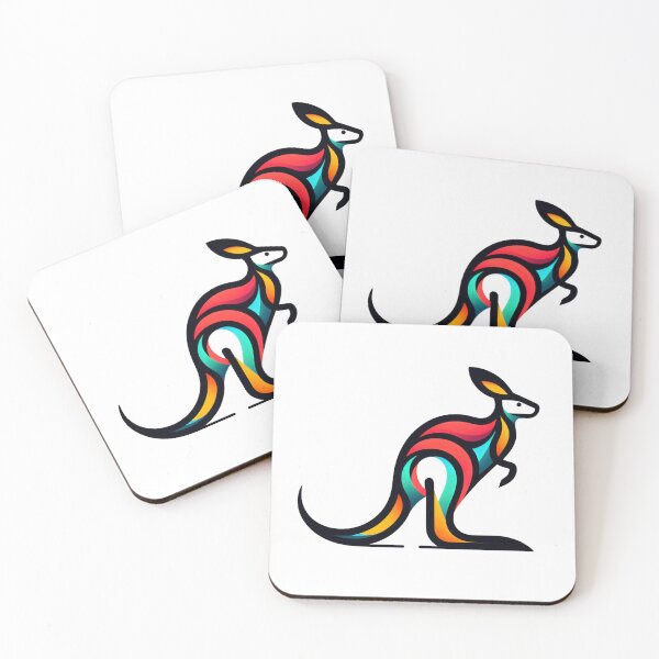 Item preview, Graceful Kangaroo Silhouette designed and sold by Mechanical-Artt.