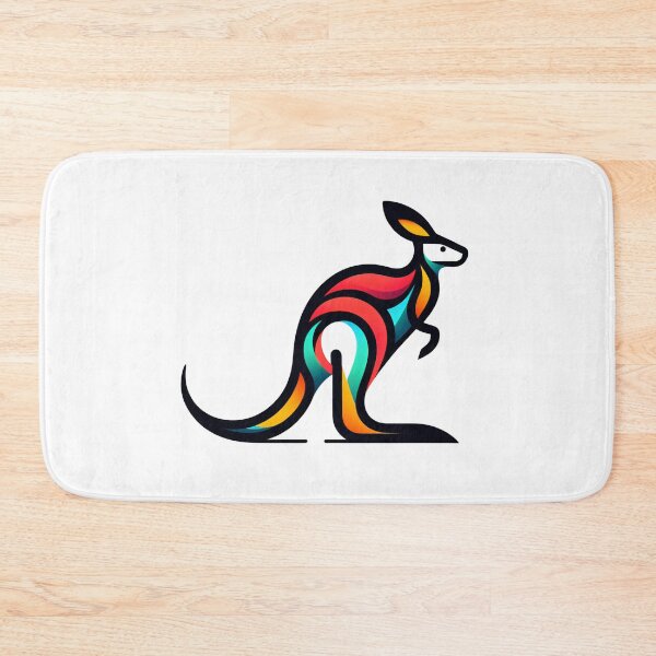 Item preview, Graceful Kangaroo Silhouette designed and sold by Mechanical-Artt.