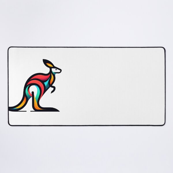 Item preview, Graceful Kangaroo Silhouette designed and sold by Mechanical-Artt.