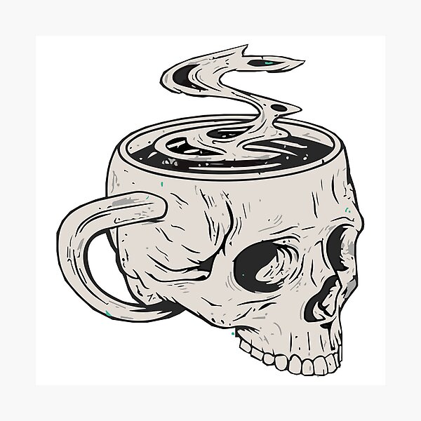 Item preview, Death before Decafe designed and sold by The  Qash.