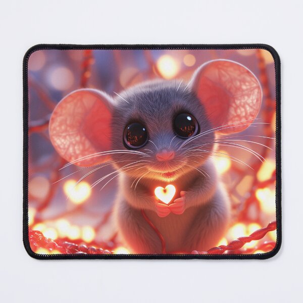 Item preview, A little rat in love with a pretty bright heart designed and sold by Fantasyplus.