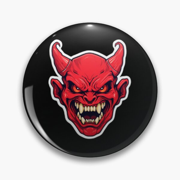 Item preview, Devil Face project. designed and sold by MillennialsArt.