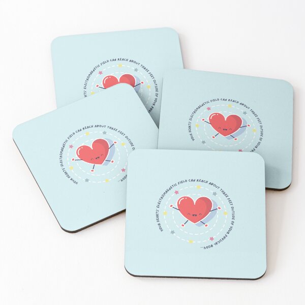 Item preview, Heart's Electromagnetic Field - Cute Science designed and sold by UnwindMoon.