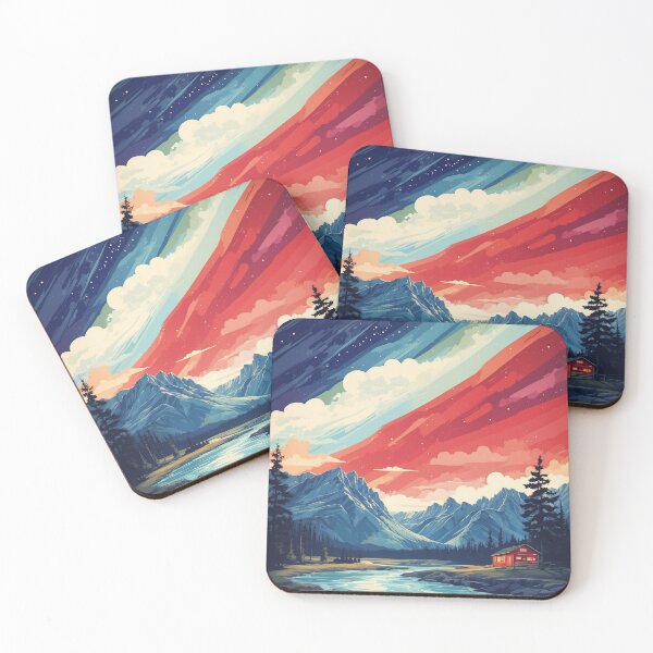 Item preview, Manitoba Canada Starry Night Vintage Poster Tourism  designed and sold by TravelersGems.