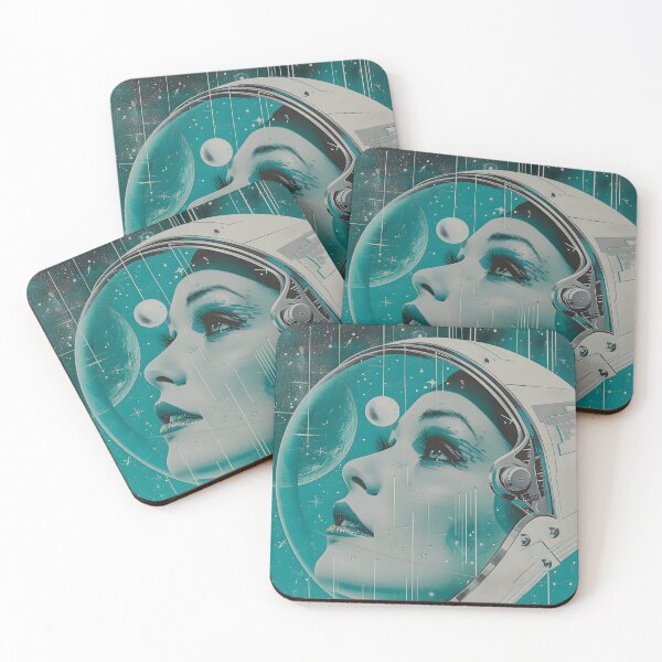 Item preview, Cosmic Elegance: A Retrofuturist Reverie designed and sold by AI-Only Creations.