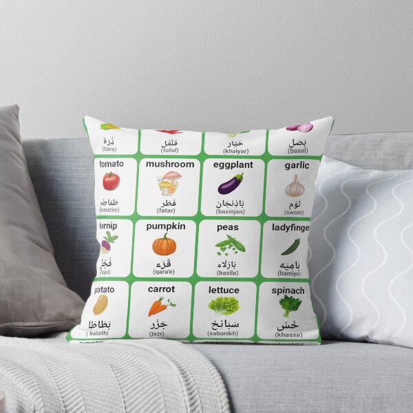 Item preview, Bilingual Vegetable Names - Arabic and English Learning Design designed and sold by Alnazie.