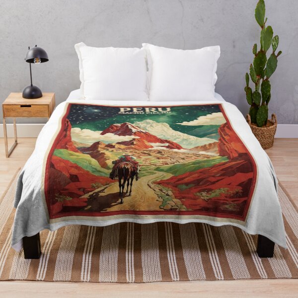Item preview, Machu Picchu Starry Night Peru Vintage Poster Tourism  designed and sold by TravelersGems.