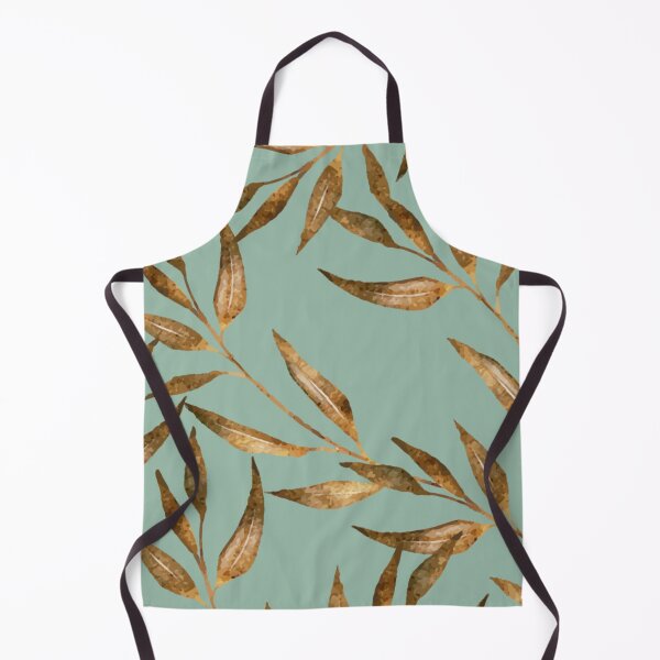 Item preview, Golden leaves + Mint green background designed and sold by Asmaa Abdul-Azim.