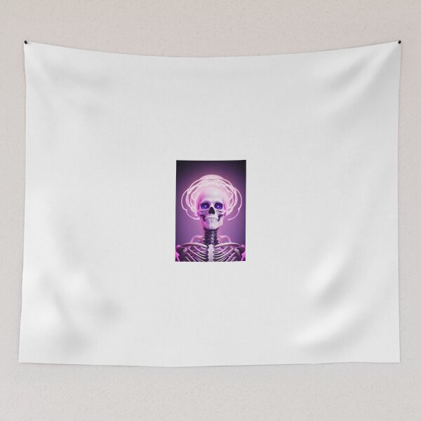 Item preview, Pink neon skeleton designed and sold by Wxjtecki.
