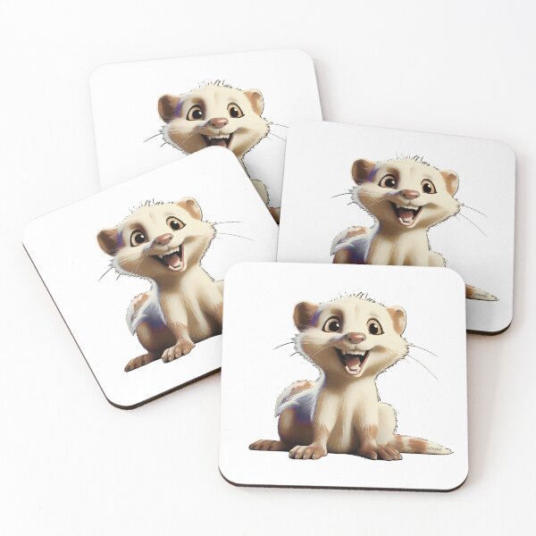 Item preview, comadreja sonriente designed and sold by Cartsandrab.