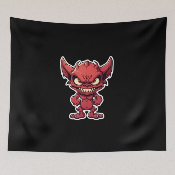 Item preview, Silly Devil project. designed and sold by MillennialsArt.