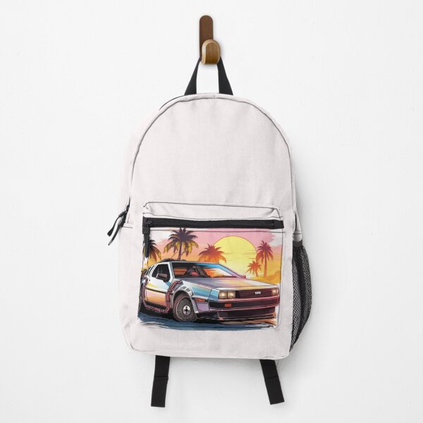 Item preview, Pixel Perfection: Retro Ride into the Sunset with our Pixelated DeLorean Art designed and sold by GreenInkXpress.