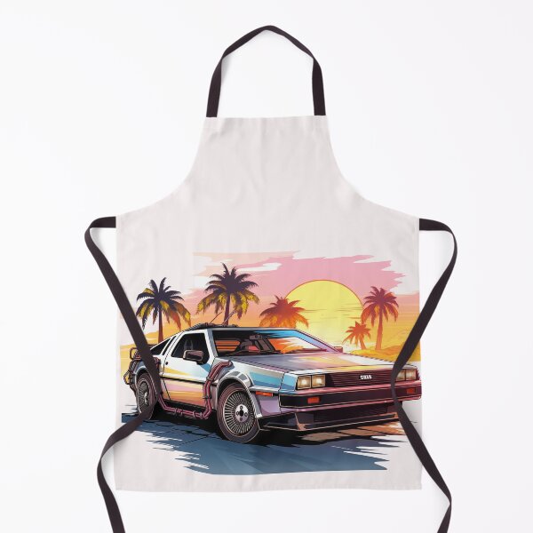 Item preview, Pixel Perfection: Retro Ride into the Sunset with our Pixelated DeLorean Art designed and sold by GreenInkXpress.