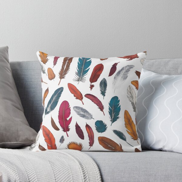 Item preview, Simple Feathers Minimalistic Art With Vibrant Colors designed and sold by Uday24.