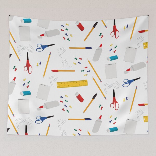 Item preview, School Office & Crafts Supplies Pattern designed and sold by idovedesign.
