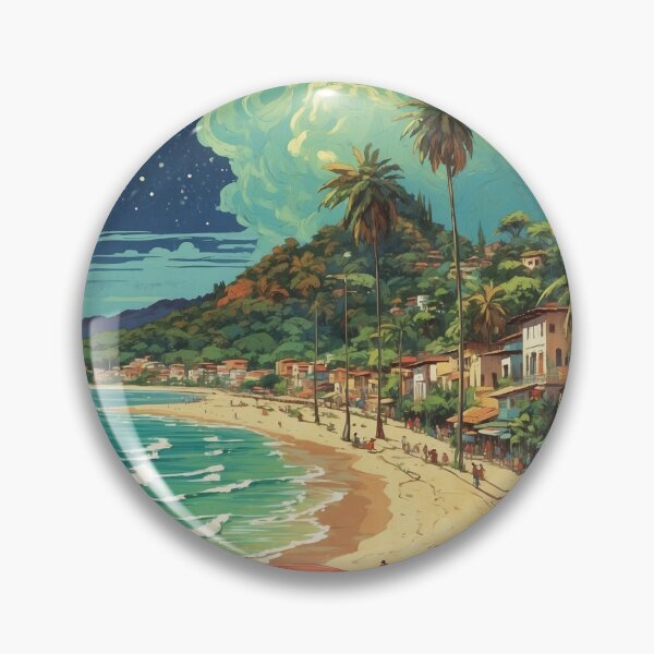 Item preview, Tapachula Chiapas Starry Night Mexico Vintage Poster designed and sold by TravelersGems.