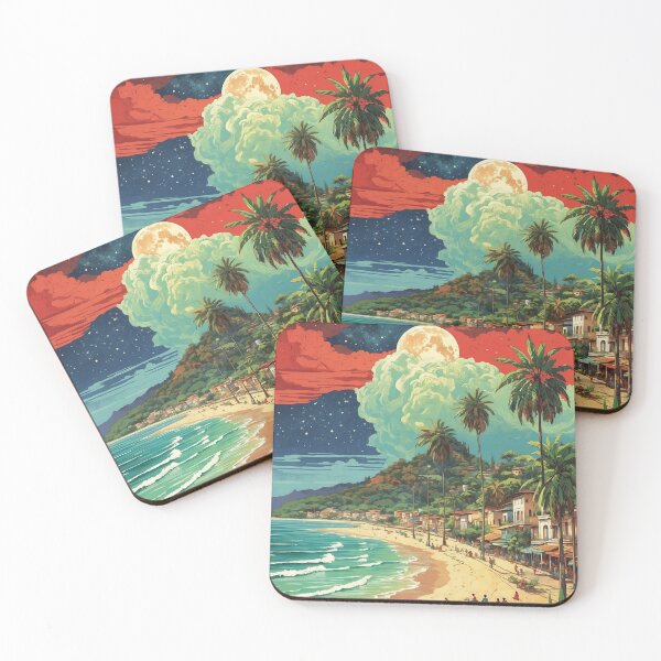 Item preview, Tapachula Chiapas Starry Night Mexico Vintage Poster designed and sold by TravelersGems.