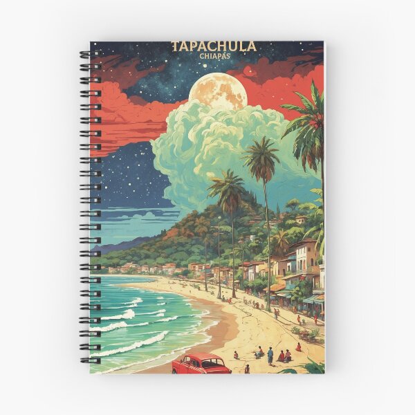 Item preview, Tapachula Chiapas Starry Night Mexico Vintage Poster designed and sold by TravelersGems.