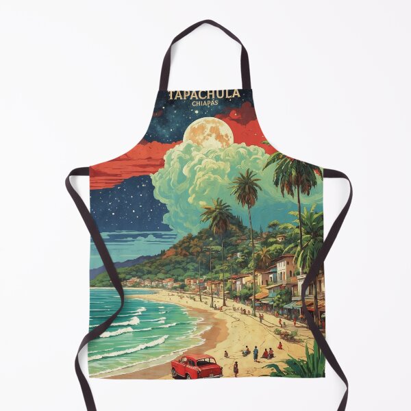 Item preview, Tapachula Chiapas Starry Night Mexico Vintage Poster designed and sold by TravelersGems.