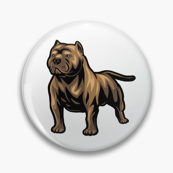 Item preview, XL Bully Macho Stance Brown Digital Art Design designed and sold by GSDDESIGNMERCH.