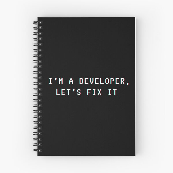Item preview, Software developer design: "I'm a developer, let's fix it" designed and sold by Kubala.