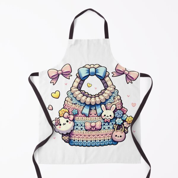 Item preview, Preppy Kawaii Crochet Bag and Friends designed and sold by Simplystik.