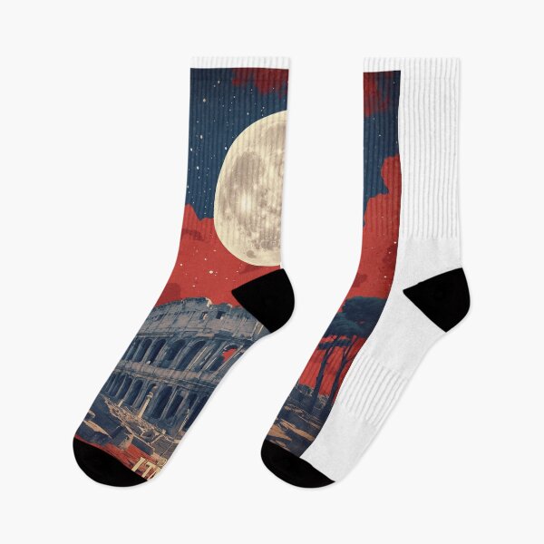 Item preview, Rome Italy Starry Night Colosseum Vintage Poster Tourism  designed and sold by TravelersGems.