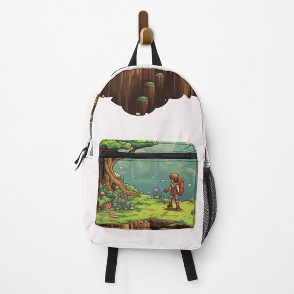 Item preview, Pixelated Nature Adventure: Retro-Inspired Wilderness Wanderlust designed and sold by GreenInkXpress.